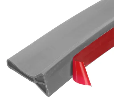 Duschschwelle 5 cm, selbstklebend, TPE, Grau, 1 m