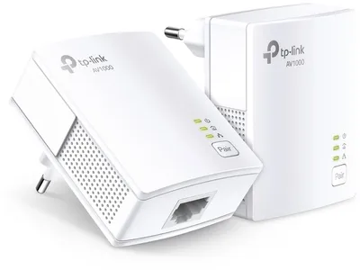Produktbild von TP-Link TL-PA717 KIT V4 Starter Kit - Powerline Adapterkit - GigE, HomePlug AV (HPAV), HomePlug AV (HPAV) 2.0 - an Wandsteckdose anschließbar