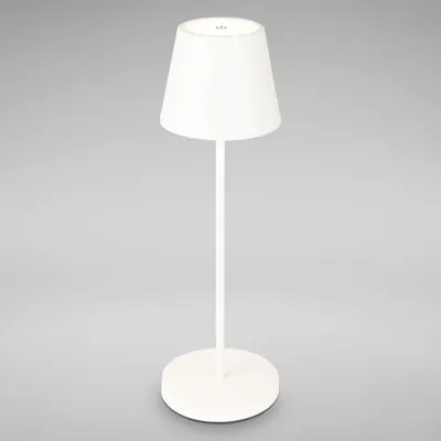 Produktbild von Tischlampe - 2,6W, 240lm, kabellos, led, dimmbar, warmweiß, weiß