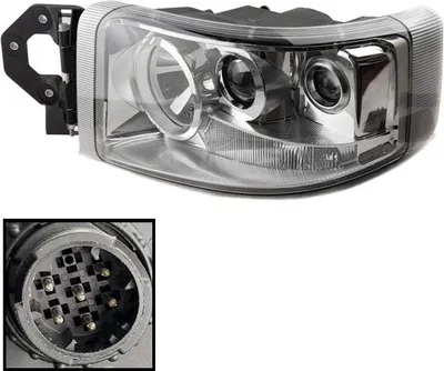 Produktbild von Renault Premium 2 linker Scheinwerfer mit Chromspiegel | 5010578451 | 2007-2014