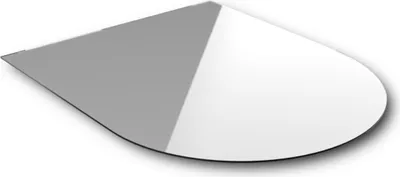 Produktbild von HOOZ Funkenschutzplatte – ESG Sicherheitsglas 6 mm, Rundbogen Bodenschutz Glasplatte mit Facettenschliff, hitzebeständig bis 300 °C, Klar 100x80 cm