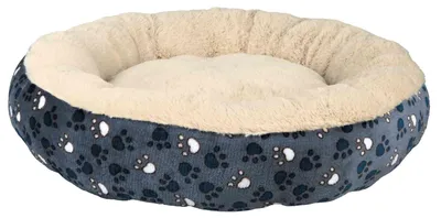 Produktbild von Trixie Bett Tammy ø 50 cm, blau/beige