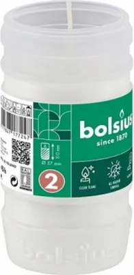 Zdjęcie produktu dla Bolsius Wkład Do Zniczy 11cm 45h Parafinowy Olejowy Całoroczny Biały