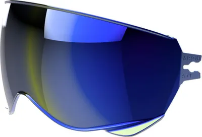 Produktbild von Blauer verspiegelter Sonnenvisier für den Airoh J 110 Helm