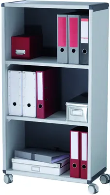 Produktbild von PAPERFLOW Rollwagen 2 Fächer grau / anthrazit