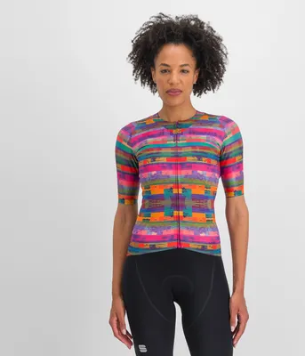 Obrázok produktu pre Cyklistický dres SPORTFUL s krátkym rukávom - GLITCH BOMBER - viacfarebný XS