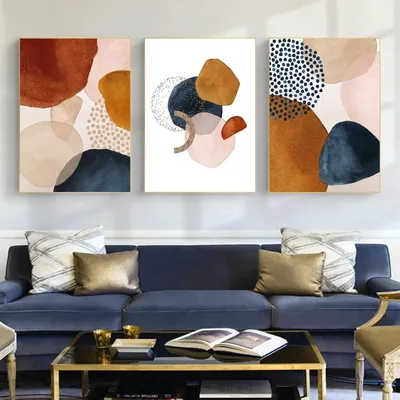 Productafbeelding van Set van 3 Abstracte Posters 30 x 40 cm