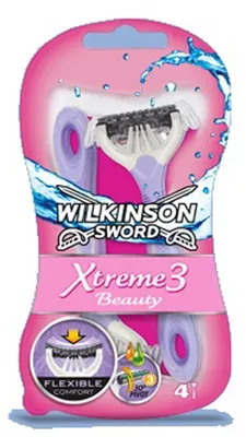 Zdjęcie produktu dla Wilkinson Sword Xtreme 3 Beauty 3-ostrzowa maszynka do golenia dla kobiet