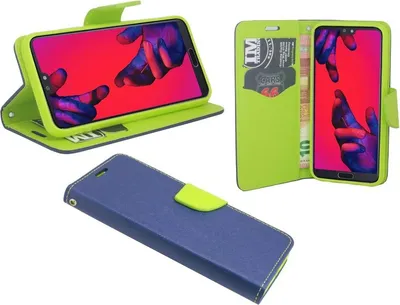 Produktbild von Huawei P20 Pro Handyhülle Tasche Flip Case Smartphone Schutzhülle Blau