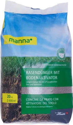 Produktbild von Manna Rasendünger mit Bodenaktivator 20 kg für ca. 600 m²