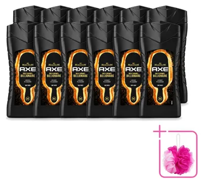 Produktbild von 12 x Axe Magnum Gold Caramel Billionaire 3-in-1 Duschgel - 250 ml - Sparpackung - 12 Stücke