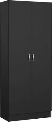 Produktbild von Dmora Schuhregal Oceane 69,2x34,6x170,4h cm Schwarz 5 Böden