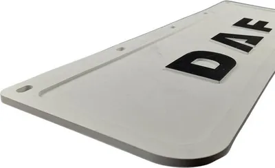 Produktbild von Weiße Kotflügelpresse für vordere Stoßstange DAF | 600mmx180mm