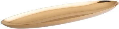 Productafbeelding van Sambonet Linea Q Edelstahl/PVD Gold Obstplatte Goccia 55519G46