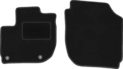 Obrázok produktu pre Predné Velúrové autokoberce Standard na mieru pre: Honda Jazz IV (2015-, hatchback) černé, sada 2 ks, s úchyty
