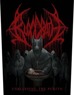 Produktbild von Bloodbath Backpatch Unblessing the purity multicolor Standard