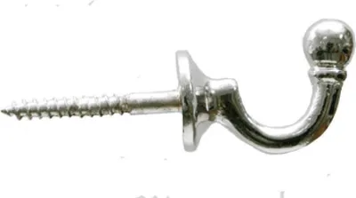 Produktbild von Hettich Zierhaken 25 x 18 x 30 mm Zinkdruckguss silber - 2 Stück