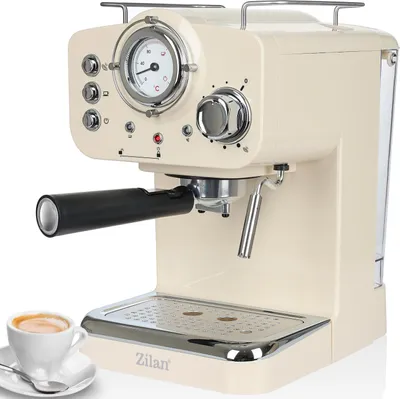 Immagine prodotto di Zilan macchina per espresso con montalatte macchina per cappuccino macchina per caffè portafiltro macchina per caffè 15 bar macchina per espresso macchina per cappuccino macchina per caffè