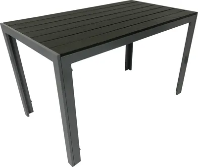 Produktbild von Gartentisch Bistrotisch Alu + Holzimitat 70x125 cm