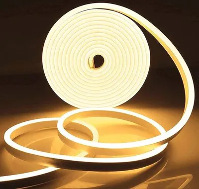 Image de Bande LED flexible blanc chaud, 5 m, 12 V, étanche, pour l'intérieur et l'extérieur