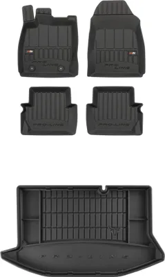 Produktbild von FROGUM Gummimatten Auto Fußmatten + Kofferraummatte für Ford Fiesta VI 2008-2017