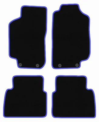 Immagine prodotto di Tappetini in velluto Nero/Blu per Saab 9-5 I Y3SE 1997-2005 Set 4 pezzi