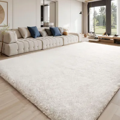 Produktbild von Hochflor Teppich Ivoorkleur 120x160 cm