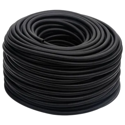 Produktbild von vidaXL Hybrid-Luftschlauch Schwarz 0,6" 20 m Gummi und PVC