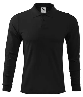 Produktbild von Malfini - Poloshirt für Herren, Langärmlig PP9099 (M) (Schwarz)