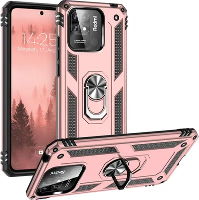 Produktbild von Armor Outdoor Handyhülle für Xiaomi Redmi 10C Handy Panzer Case Cover Schutzhülle Farbe: Rosegold