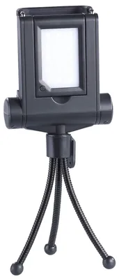 Image de Lampe photo/vidéo 15 LED avec trépied pour smartphone et perche à selfie