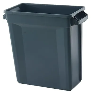 Produktbild von Abfallcontainer "Slim", grau, 60 L