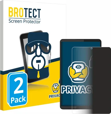 Produktbild von 2x BROTECT Sichtschutzfolie für Lenovo Tab One 8.7" Anti-Spy Privacy Sichtschutz Blickschutz Folie Blaulicht-Schutz