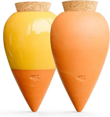Produktbild von Famanu Terracotta Olla Autonome Bewässerung - Gelb, 25 cl