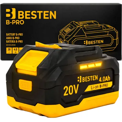 Produktbild von Akku BESTEN B-PRO System Lithium-Ionen 20V 4,0Ah Li-Ion