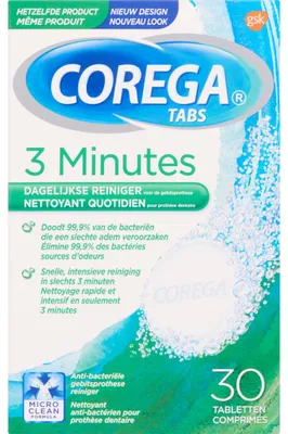 Productafbeelding van Coregatabletten 3 minuten (30 stuks)