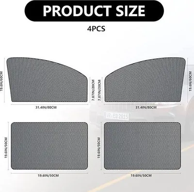 Obrázek produktu pro Černé podložky pro Autozon – 4 kusy