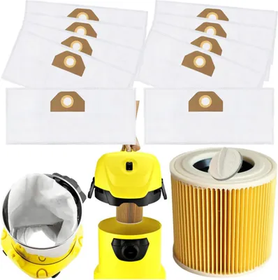 Produktbild von Staubsaugerbeutel Set Kärcher WD3 SE4001 10 Stück Filter inklusive saubere Luft kraftvolle Leistung