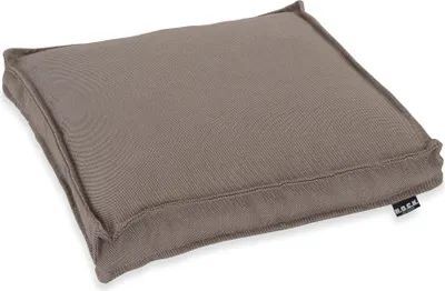Produktbild von H.O.C.K. Caribe Outdoor Sitzkissen CLOU 40x40x5cm taupe-tabacco col. 01