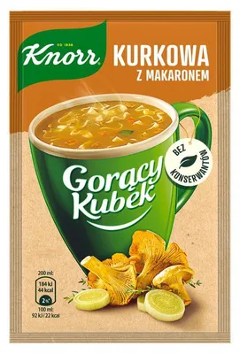 Obrázok produktu pre Zupa kurkowa Knorr w proszku 13 g
