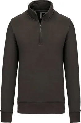 Produktbild von Kariban Herren Sweatshirt Pullover Sweat Pulli Langarmshirt Hoodie, Größe:XS, Farbe:Dark Grau