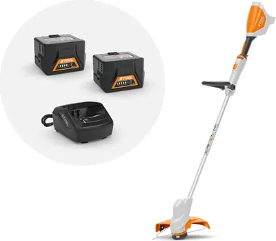 Produktbild von STIHL FSA 57 Motorsensen SET mit 2X akku AK10 und ladegerät AL 101 Rasentrimmer