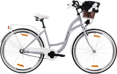 Obrázek produktu pro Dámské městské kolo Goetze Style 28" – 3 rychlosti Nexus, ocelový rám 18", LED osvětlení, košík