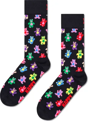 Zdjęcie produktu dla Hs By Happy Socks Tedd Years Bear Długie Skarpetki Black EU 36-40 Man Black EU 36-40