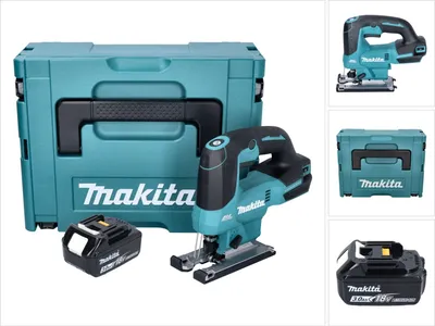 Produktbild von Makita DJV 184 F1J Akku Pendelhub Stichsäge 18 V Brushless + 1x Akku 3,0 Ah + Makpac - ohne Ladegerät