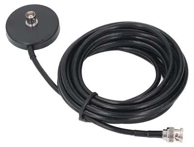 BNC Magnetische Halterung, weibl. auf männl., 5m RG58 Kabel