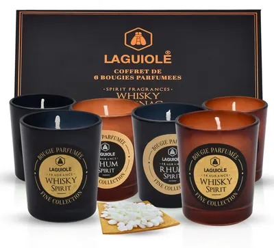 Produktbild von Duftkerzenset in Glas, 6 Stück für Aromatherapie