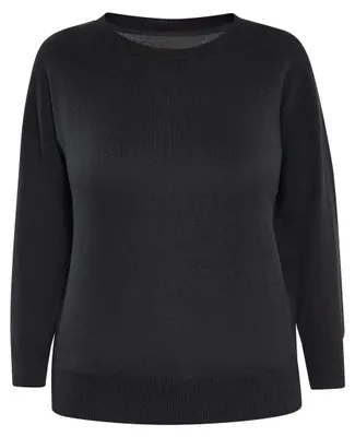 Image de Gilet en tricot pour femmes AODA - noir, taille M