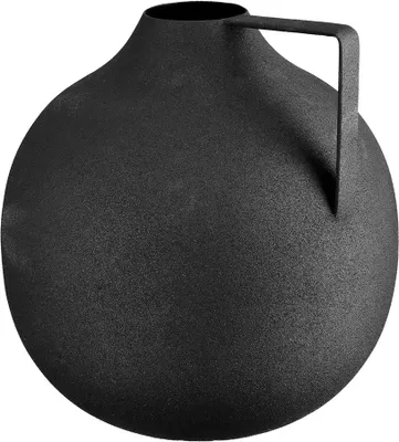 Produktbild von Gilde Metall runde Dekovase "Cleo" VE 2 60192