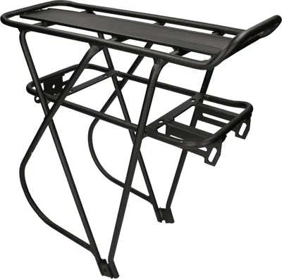 Produktbild von windmeile | Gepäckträger für Akkus mit 357x147x66mm, Aluminiumlegierung, Schwarz, 4 Befestigungspunkte, 357x147x66mm, E-Bike, Elektro Fahrrad, Pedelec